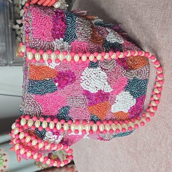 NWT Beaded India Bag - Picture 9 of 12